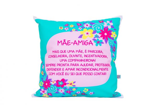 ALMOFADA FRICOTE MÃE AMIGA