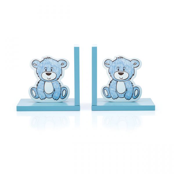 PORTA LIVROS URSO BABY AZUL