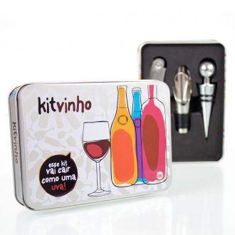 KIT VINHO LATA - COMO UMA UVA