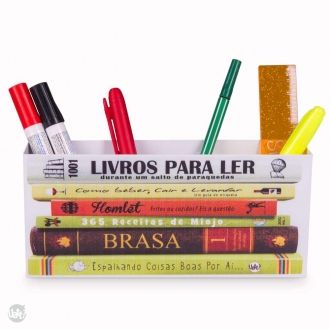 PORTA OBJETOS  LIVROS