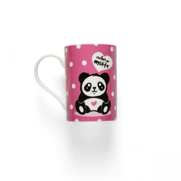 CANECA NA LATA PANDA FOFO