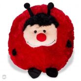 ALMOFADA POMPOM ANIMAL JOANINHA