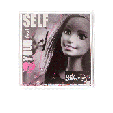 PORTA RETRATO COM GLITTER BARBIE LOVE